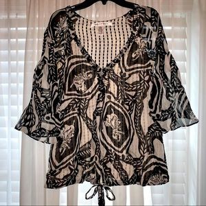 Diane von furstenberg dancing woman top